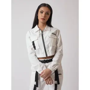 Chaqueta de bolsillo con cuello de camisa para mujer Project X Paris image-1