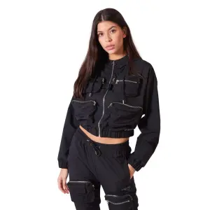 Veste capuche poches relief femme Project X Paris image-1