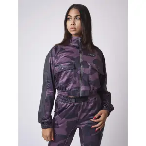 Kurze Damenjacke mit Camouflage-Muster Project X Paris image-1
