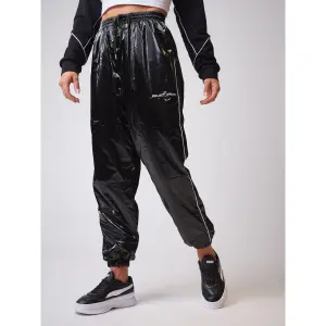Women's vinyl effect joggers Project X Paris image-2