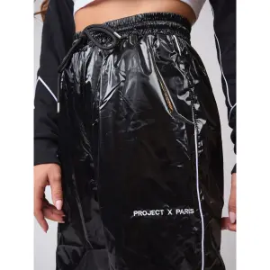 Women's vinyl effect joggers Project X Paris image-4