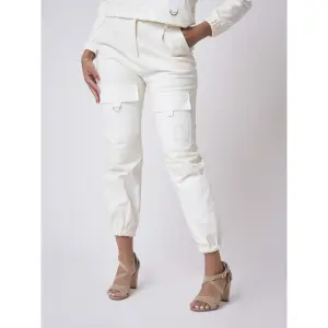 Pantaloni quadrati in similpelle trapuntati da donna Project X Paris image-1