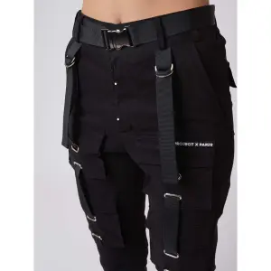 Pantalón de chándal con bolsillos y detalle de cinta para mujer Project X Paris image-4