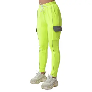 Vrouwen cargopantalon met reflecterende piping Project X Paris velvet image-2