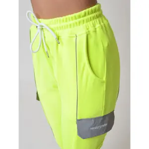 Vrouwen cargopantalon met reflecterende piping Project X Paris velvet image-4
