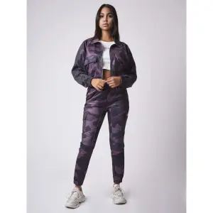 Women's camouflage print biker cargo joggers Project X Paris image-1