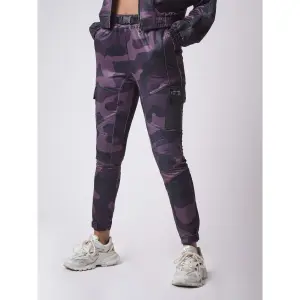 Women's camouflage print biker cargo joggers Project X Paris image-3