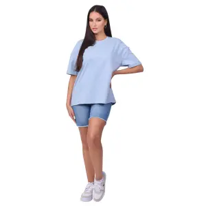 T-shirt básica com logótipo solto para mulheres Project X Paris image-0