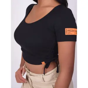 Damen-T-Shirt mit Krawatte Project X Paris image-4