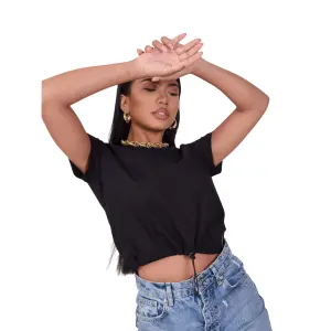 T-shirt met elastische band voor vrouwen Project X Paris image-0