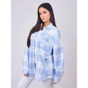 Surchemise à carreaux bicolore femme Project X Paris image-2