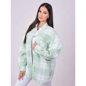 Surchemise à carreaux bicolore femme Project X Paris image-1