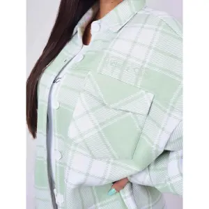 Surchemise à carreaux bicolore femme Project X Paris image-4