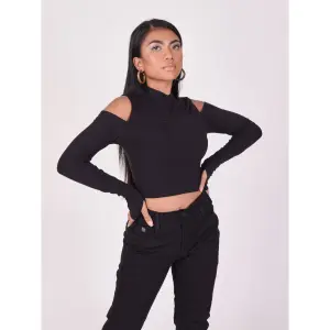 Langarm-T-Shirt mit Brustöffnung für Frauen Project X Paris image-2