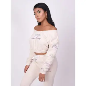 Krótka bluza z dużym opalizującym logo pod szyją dla kobiet Project X Paris image-2