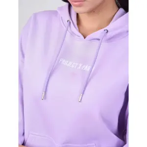 Basic-Kapuzenpulli mit gesticktem Logo für Frauen Project X Paris image-4