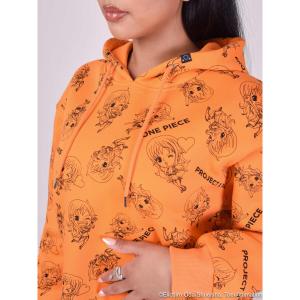 Sweat com capuz feminino Project X Paris one piece all over image-4