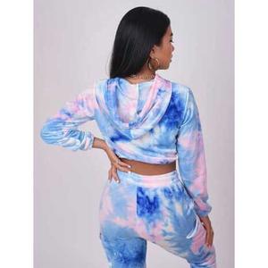 Felpa con cappuccio in velluto tie & dye donna Project X Paris image-3
