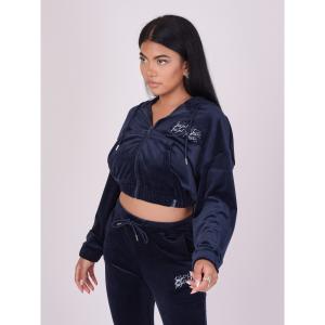 Sweatshirt double logo velvet hoodie for women Project X Paris image-4