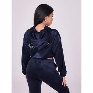 Sweatshirt double logo velvet hoodie for women Project X Paris image-3