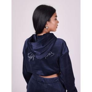 Sweatshirt double logo velvet hoodie for women Project X Paris image-2