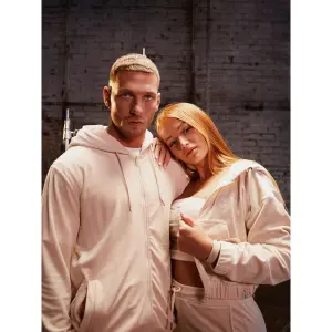 Sweatshirt capuz de veludo com duplo logótipo feminino Project X Paris image-3