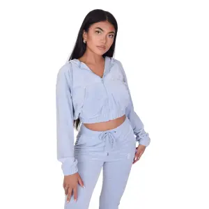 Sweatshirt double logo velvet hoodie for women Project X Paris image-1