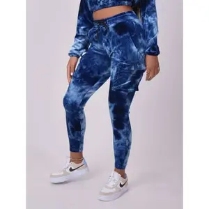 Tie-dye velours joggingbroek voor dames Project X Paris image-2