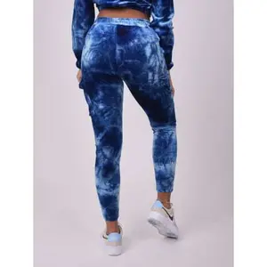 Tie-dye velours joggingbroek voor dames Project X Paris image-3