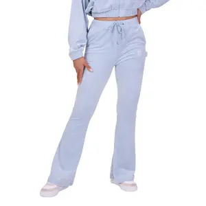 Calças de veludo duplo logotipo feminino Project X Paris image-0