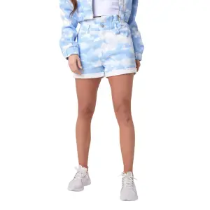 Pantalón corto con estampado de nubes para mujer Project X Paris image-1