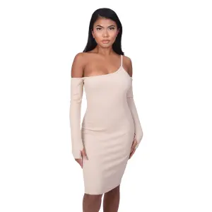 Off-the-shoulder-klänning för kvinnor Project X Paris image-0