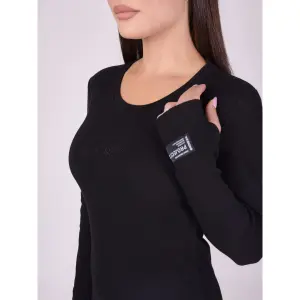 Basic Kleid mit langen Ärmeln für Frauen Project X Paris image-4