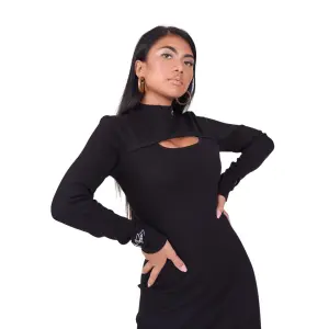 Robe moulante ouverture poitrine femme Project X Paris image-4