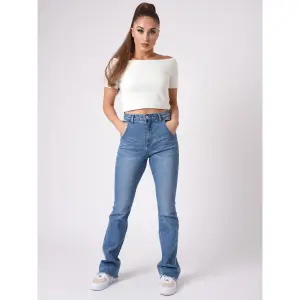 Calças de ganga stretch flare femininas Project X Paris image-1