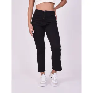 Raka utsvängda jeans med slits för kvinnor Project X Paris image-3