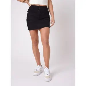 Korte basic denim rok voor dames Project X Paris image-1