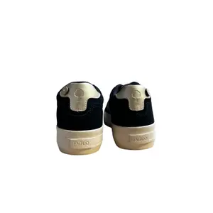 Sneakers aus Wildleder und recycelter Baumwolle, Damen Faguo Walnut image-3