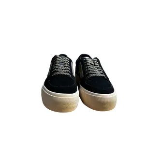 Sneakers aus Wildleder und recycelter Baumwolle, Damen Faguo Walnut image-2