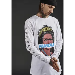 T-shirt met lange mouwen Famous God can't save you image-3