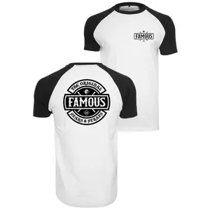 T-shirt Famous Chao patch raglan image-2