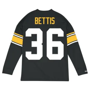 NFL Pittsburgh Steelers Long Sleeve Jersey Jerome Bettis image-1