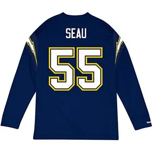 San Diego Chargers Sweatshirt Junior Seau image-1