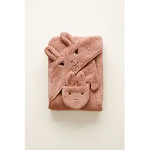 Πετσέτα μπάνιου παιδιού Fabelab Bunny image-5