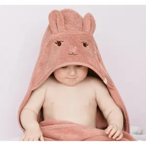 Πετσέτα μπάνιου παιδιού Fabelab Bunny image-4