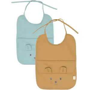 Μακρύ σαλόπι για μωρό Fabelab Bear (x2) image-0