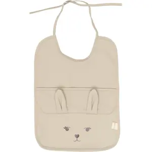 Long baby bib Fabelab Bear (x2) image-3