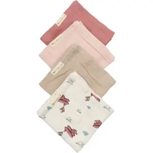 Children's blanket Fabelab Air Plane Rose (x4) image-1