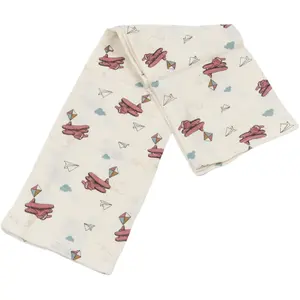 Children's blanket Fabelab Air Plane Rose (x4) image-2