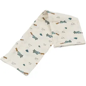 Children's blanket Fabelab Air Plane Blue (x4) image-3